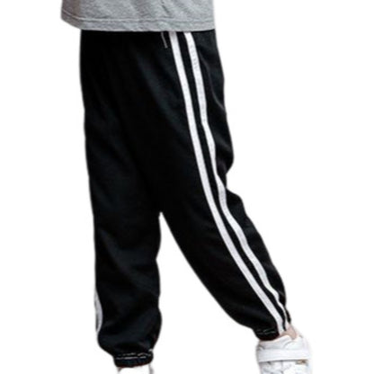 ロングパンツ キッズ 子供服 ジュニア ボトムス 春 ブラック バリエーション画像