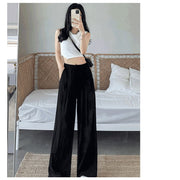 ロングパンツ ワイドパンツ 長ズボン レディース 女性 ボトムス シンプル ウエストゴム ゆったり かわいい おしゃれ