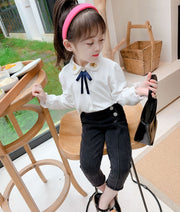 ロングパンツ キッズ 子ども服 女の子 男の子 ボトムス スリム 9分丈 デニム ジーパン ジーンズ カットオフ アシンメトリー フレイドヘム 切りっぱなし ダメージ加工 長ズボン ハイウエスト 着回し ブルー 青 カジュアル おしゃれ ポケット 通園 通学 小学生 着替え 普段着 ガールズ 女児 ボーイズ 男児 95 100 105 115 120 130