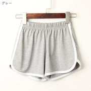 ショートパンツ ハーフパンツ 半ズボン 部屋着 ルームウェア レディース 女性 ボトムス ショート丈 ミニ丈 ゴムウエスト スポーティ 無地 グレー ブラック ホワイト シンプル カジュアル ラフ かわいい キュート 夏