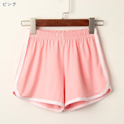 ショートパンツ ハーフパンツ 半ズボン 部屋着 ルームウェア レディース 女性 ボトムス ショート丈 ミニ丈 ゴムウエスト スポーティ 無地 グレー ブラック ホワイト シンプル カジュアル ラフ かわいい キュート 夏