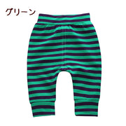 長ズボン ロングパンツ ベビー 子供服 ボーダー ウエストゴム 男の子 女の子 カジュアル シンプル 定番 おでかけ 春 秋 冬