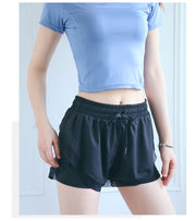 ショートパンツ 短パン レディース 女性 婦人 大きいサイズ ズボン パンツ ボトムス ポケット付き スマホ ナプキン ジム ヨガ ウエストゴム 黒 グリーングレー パープルグレー シンプル スポーツ 部屋着 夏