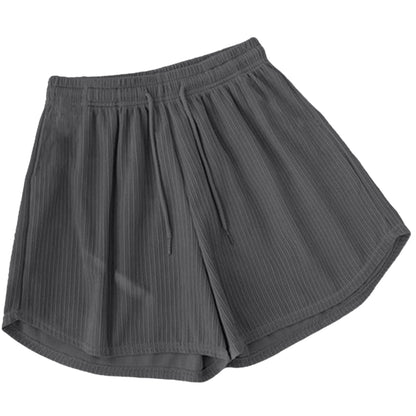 ショートパンツ ワイドパンツ 短パン レディース 大きいサイズ 普段着 グレー バリエーション画像
