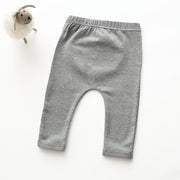 ロングパンツ 長ズボン ベビー キッズ 赤ちゃん 子供服 男の子 女の子 ボトムス クマ 刺繍入り アップリケ ウエストゴム 単色 シンプル かわいい カジュアル かっこいい 定番 着回し お出かけ 外遊び 通園 灰 ネイビー