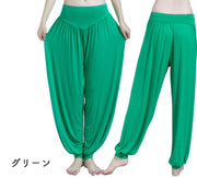 ヨガパンツ レディース ハーレムパンツ 10分丈 ヨガウェア ボトムス アラジン ジョガー おしゃれ かわいい ゆったり シンプル ルームウェア スポーツ アウトドア ロングパンツ 長ズボン カジュアル ピラティス フィットネス ダンス 女性用