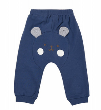 モンキーパンツ ズボン パンツ ロングパンツ 長ズボン 9分丈 くすみブルー バリエーション画像