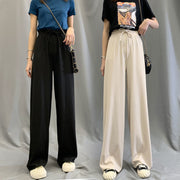 ロングパンツ ワイドパンツ レディース 女性 ボトムス ウエストゴム ハイウエスト 無地 単色 シンプル ゆったり お洒落 お出かけ 普段使い デイリー ラフ ルームウェア 着回し 合わせやすい 婦人服