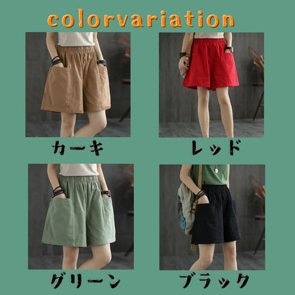 ショートパンツ ハーフパンツ 大きいサイズ レディースパンツ 半ズボン 短パン 商品画像5