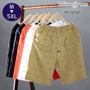 ハーフパンツ ショートパンツ メンズ 紳士用 大きいサイズ 短パン 半ズボン シンプル 単色 おしゃれ カジュアル デイリー ウエストゴム 紐 ポケット プリント柄 ルームウェア 部屋着