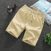 ハーフパンツ ショートパンツ メンズ 紳士用 大きいサイズ 短パン 半ズボン シンプル 単色 おしゃれ カジュアル デイリー ウエストゴム 紐 ポケット プリント柄 ルームウェア 部屋着