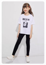 レギンス スパッツ ロング 子供服 キッズ ジュニア 女の子 無地 シンプル レギパン レギンスパンツ ウエストゴム 薄手 春秋