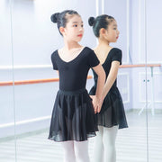 バレエスカート キッズ ジュニア 子供 女の子 ミニスカート チュチュ バレエ用品 衣装 シアー シフォン フリル 透け感 レッスン 練習 発表会 シンプル ふんわり かわいい おしゃれ