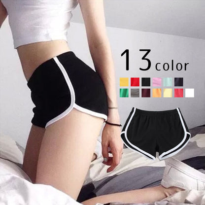 ショートパンツ レディース ボトムス ショート丈 無地 ライン入り 商品画像