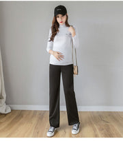 マタニティパンツ ロングパンツ レディース マタニティウェア 妊婦 ママ ボトムス 長ズボン 無地 ストレート ウエスト調整可能 伸縮性 シンプル カジュアル おしゃれ ハイウエスト お腹すっぽり 冷え対策 産前 産後 大きいサイズあり 女性用