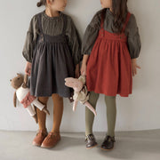 スカート 吊りスカート サスペンダー 女の子 おしゃれ 韓国子供服 海外子供服 子供服 キッズ シンプル 上品 jam