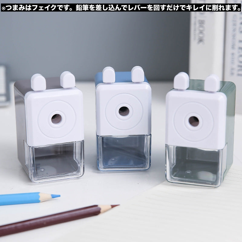 鉛筆削り器 コンパクト 小さめ 卓上 手動 回す 商品画像3