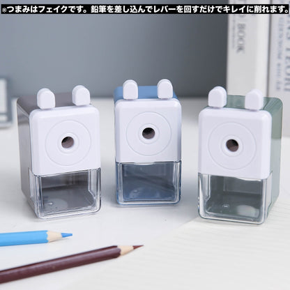 鉛筆削り器 コンパクト 小さめ 卓上 手動 回す 商品画像3