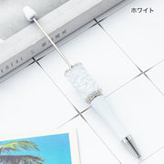 ビーズ付きボールペン ボールペン 文具 事務用品 筆記具 アクセサリークラフト材料 アクセサリーパーツ 筆記用具 ラインストーンボールペン 面白い 筆記ペン ビーズペン クラフトペン ビーズボールペン パーツ オリジナルボールペン 手作り用 カスタムボールペン