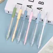 ノック式カッター ペン型 6色セット ペンカッター デザインナイフ カッターナイフ クラフトカッター ボールペン型 切り抜き 携帯 持ち歩き便利 文房具 文具 ペーパークラフト 細工