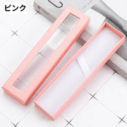 ギフトボックス 箱 ペン用 窓付き ラッピング用品 ギフトケース ペンボックス プレゼント 贈り物 シンプル おしゃれ ボールペン 万年筆 母の日 父の日 誕生日 記念日