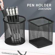 ペンホルダー ペン立て ペンケース ペンスタンド 収納 文房具 鉛筆立て 卓上 整理整頓 メッシュ アイアン シンプル おしゃれ