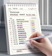 ToDoリスト A5 やることリスト ノート メモ帳 時間管理 スケジュール管理 仕事 会社 オフィス 学生 学校 事務用品 文房具 ステーショナリー