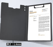 クリップボード 単品 クリップファイル クリップホルダー 縦型 横型 シンプル A4 コピー用紙 紙 書類 資料 ドキュメント 収納 保管 防水 カラバリ豊富 クリップ