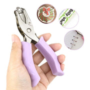 穴あけパンチ 1穴 単穴 6mm 穴あきパンチ ペーパーパンチ ペーパーパンチャー 穴あけ パンチ 事務用品ルーズリーフ 手帳 仕事 手作りカード ハンドメイド コンパクト