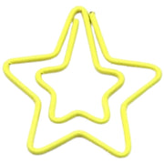 クリップ ゼムクリップ ペーパークリップ 10個セット 文具 文房具 事務用品 ステーショナリー スター 星 かわいい おしゃれ ユニーク 雑貨