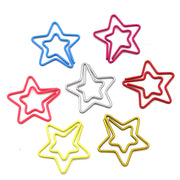 クリップ ゼムクリップ ペーパークリップ 10個セット 文具 文房具 事務用品 ステーショナリー スター 星 かわいい おしゃれ ユニーク 雑貨