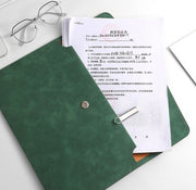 書類ケース ドキュメントケース ファイルケース A4 レザー調 横型 マグネットボタン 書類入れ ファイル入れ ビジネス スリム 薄型 無地 単色 シンプル おしゃれ スタイリッシュ