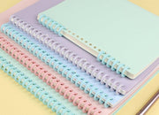 バインダーリング ルーズリーフリング 4個セット 30穴 製本リング 製本用とじ具 文房具 ステーショナリー ルーズクリップ ファイル システム手帳