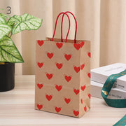 紙袋 4枚セット ギフトバッグ ラッピングバッグ ペーパーバッグ ハート LOVE 手提げ ギフト プレゼント 贈り物 包装 かわいい おしゃれ 誕生日 記念日 母の日 父の日 お祝い