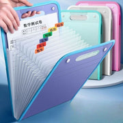 ドキュメントファイル アコーディオン式 アコーディオンファイル A4 13ポケット 持ち運び 防水 書類 ファイル 大容量 ビジネス ファイルバッグ