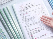 クリアファイル 10個セット スライドファイル レールファイル A4サイズ 文房具 文具 ファイル スライドバー スライドレール 事務用品 学用品 スライド式 シンプル 便利グッズ 学生 学校 オフィス 整理整頓