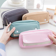 ペンケース 筆箱 女の子 男の子 子供 大人 高校生 筆入れ 筆記用具入れ 文房具入れ ファスナー 持ち運び 大容量 おしゃれ かわいい 小物入れ 収納