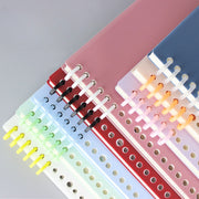 ルーズリーフリング バインダーリング 同色10個セット リングノート 文房具 文具 ステーショナリー 製本 資料保存 システム手帳 ノート ファイル とじ具 整理 オフィス 職場 学校
