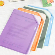 クリアファイル 5枚セット A4 縦型 タテ型 半透明 スケルトン 薄型 スリム オフィス 事務用品 資料 書類保管