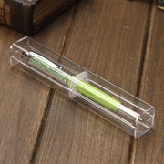 ギフトボックス ペンケース 1本用 単品 1個 筆箱 ペンボックス ペン入れ ペンホルダー 文房具 筆記用具 ふでばこ 万年筆 ボールペン クリア 透明 持ち運び コンパクト ビジネス プレゼント ギフト 贈り物 お洒落 シンプル スタイリッシュ
