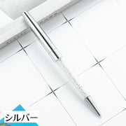 ボールペン 筆記用具 文房具 文具 ペン ラインストーン キラキラ 上品 おしゃれ デイリー 普段使い オフィス 事務用品 プレゼント ギフト ローズゴールド ゴールドカラー シルバーカラー 金色 銀色