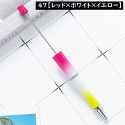 ビーズボールペン 4本セット 文房具 筆記用具 DIY ハンドメイド クラフト 手作り オリジナルボールペン カスタムボールペン