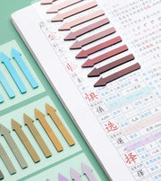 付箋 フィルムふせん 矢印 1シート200枚 付箋シール 文房具 文具 ステーショナリー テスト勉強 試験勉強 注目 重要 大容量 インデックス 印 ステッカー 事務用品 便利