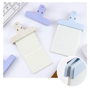 クリップ 2個セット ペーパークリップ マグネット 文房具 ステーショナリー 事務用品 雑貨 メモ 書類 大きめ かわいい おしゃれ