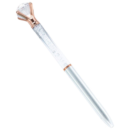 ボールペン 単品 1本 文房具 文具 ラインストーン シルバー×ローズゴールド バリエーション画像