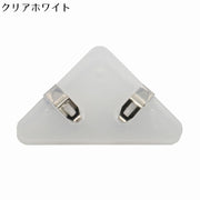 コーナークリップ 5個セット 三角クリップ メモクリップ コーナーブックマーク 文房具 事務用品 オフィス用品 書類整理 多機能 90°