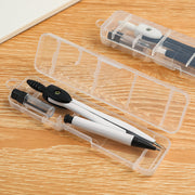 コンパス ケース付き 0.7mm芯 シャープペンシル 製図用 数学 文房具 芯付き 学生 試験 勉強 学校 小学生 中学生