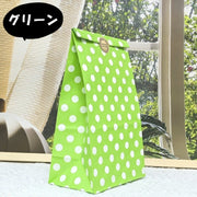 紙袋 ペーパーバッグ ギフト袋 同色10枚セット 包装用品 プレゼント用品 紙物雑貨 文房具 長方形 縦長 タテ型 縦型 総柄 ドット 水玉 クラフト紙 シンプル カジュアル 可愛い キュート かわいい ポップ ガーリー フェミニン おしゃれ ギフト 誕生日 クリスマス バレンタイン 母の日 父の日