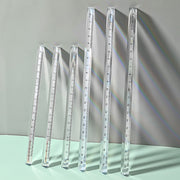 定規 三角柱 15cm 20cm 単品 1個 文具 事務用品 製図 透明 クリア 立体的 直線定規 直尺 ルーラー 測定スケール 学校 オフィス シンプル