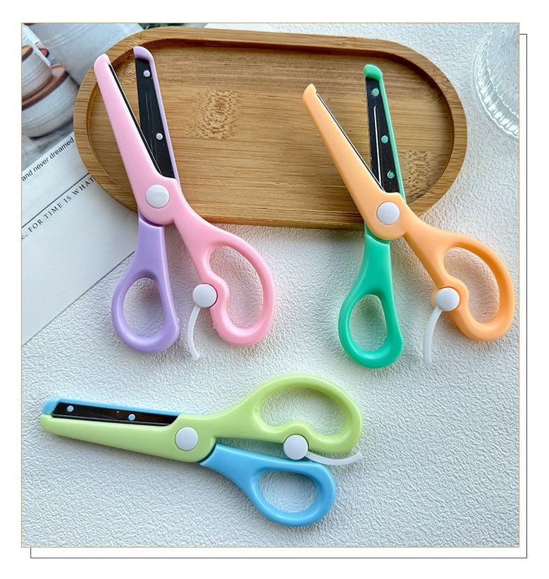 安全はさみ プラスチック製ハサミ 学校用 子供用 子ども キッズ 商品画像5